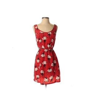 Nom De Plum by Yaya casual red sleeveless dress L